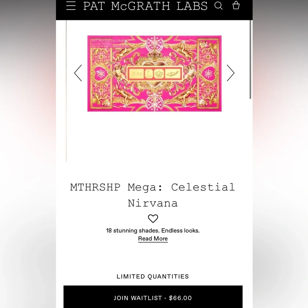 Pat McGrath Labs NWT MTHRSHP Mega: Celestial Nirvana